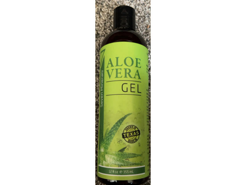 Seven Minerals Aloevera Gel, 12 fl oz/355 mL, Pack Of 2