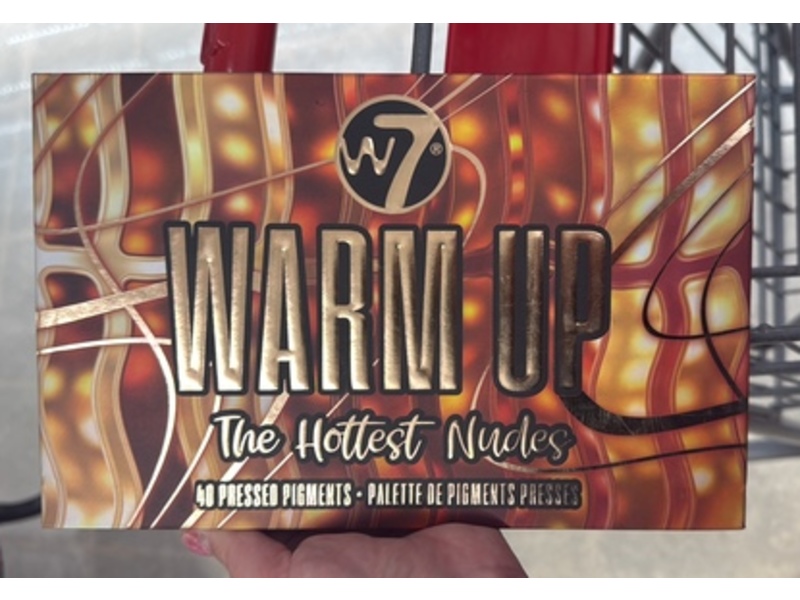 W7 Warm Up Pressed Pigment Make Up Palette, 1.26 oz/36 g