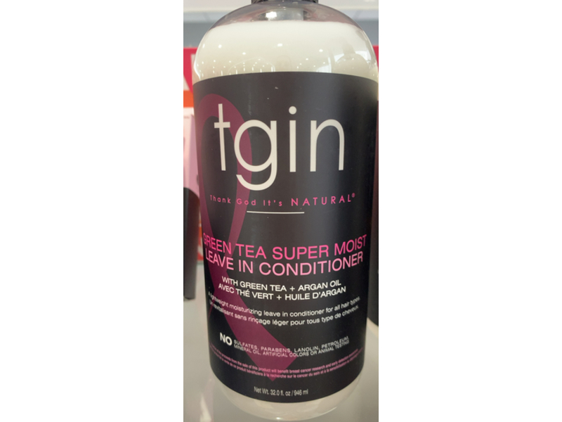 Tgin Green Tea Super Moist Leave In Conditioner, 32.0 fl oz/946 mL