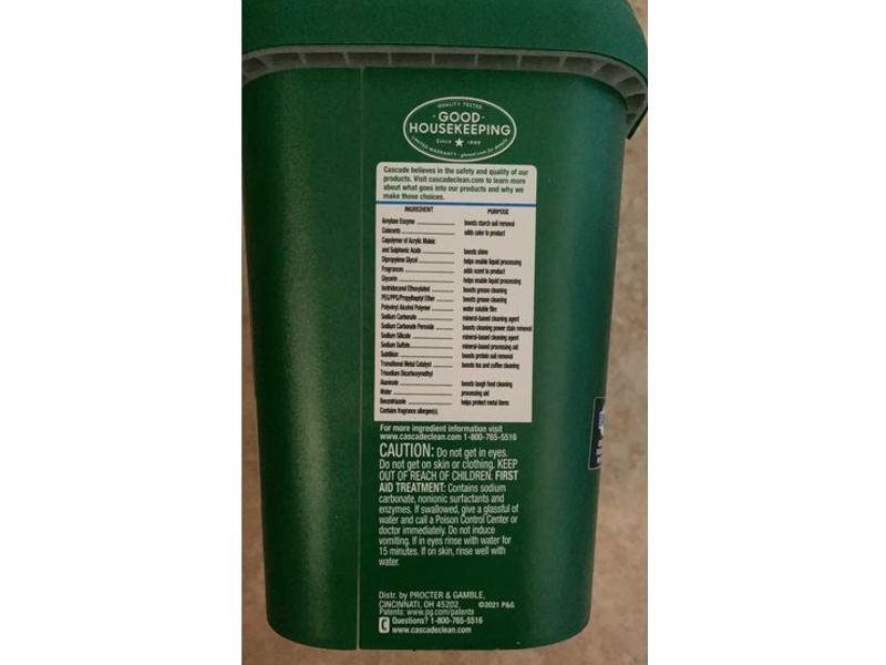 Cascade Total Clean ActionPacs, Fresh Scent, 57.0 oz/1.61 kg, 109 Pacs