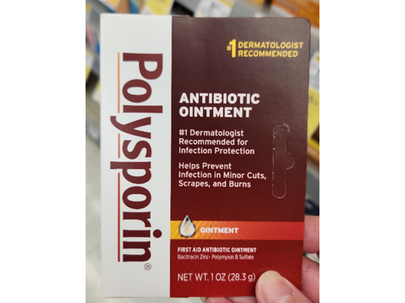 Polysporin First Aid Topical Antibiotic Ointment, 1 oz/28.3 g
