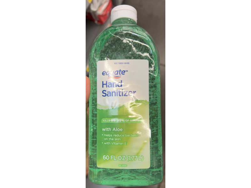 Equate Hand Sanitizer, Aloe, 60 fl oz/1.77 L