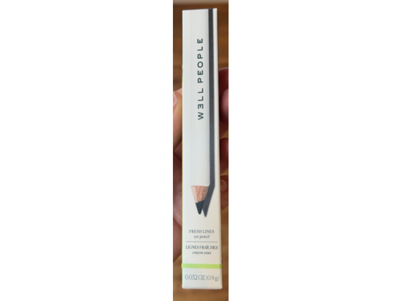 Well People Fresh Lines Eye Pencil, Black, 0.032 oz/0.9 g