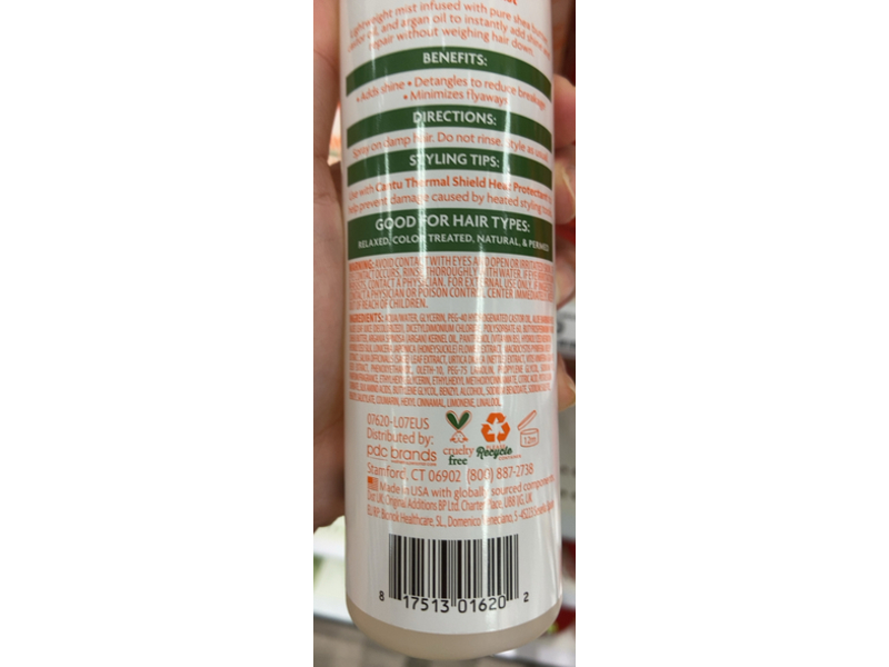 Cantu Hydrating Leave In Conditioning Mist, Shea Butter, 8 fl oz/237 mL