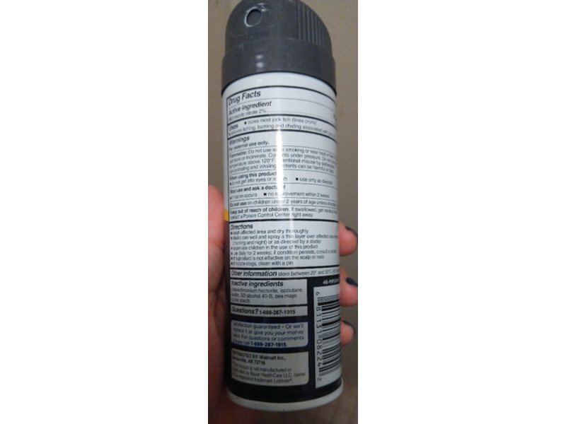 Equate Jock Itch Powder Spray, 4.6 oz/130 g