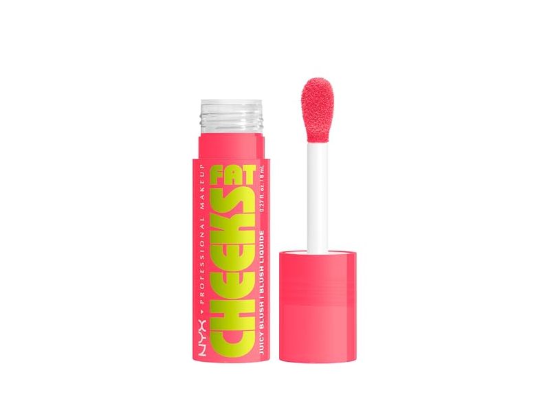 NYX Professional Makeup Fat Cheeks Liquid Blush, Guava Gush, 0.27 fl oz/8 mL