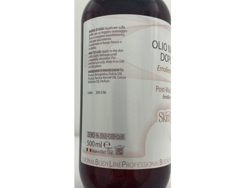 Skin System Post-Wax Natural Oil, 500 mL