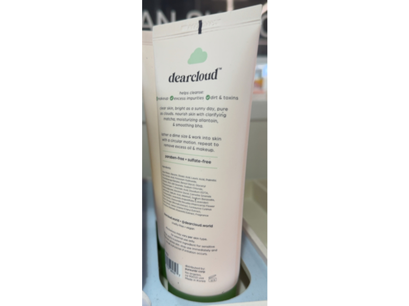 Dearcloud Milky Whip Facial Cleanser, 5 fl oz/150 mL