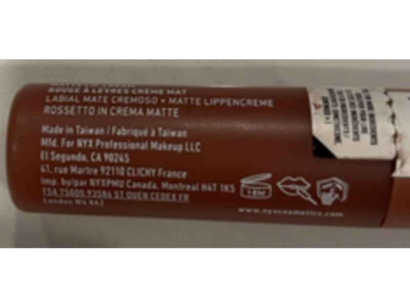 NYX Smooth Whip Matte Lip Cream, Pancake stacks, 0.13 fl oz/4 mL