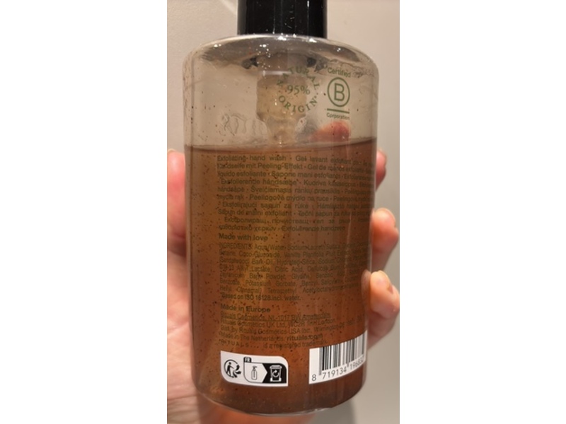 Rituals Intuitia Exfoliating Hand Wash, Floral Wood Spicy, 325 mL