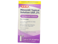 H-E-B Minoxidil Topical Solution Hair Regrowth Treatment, 2 fl oz/60 mL - thumbnail 1