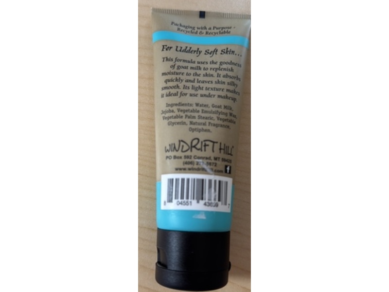 Windrift Hill Moisturizing Goat Milk Lotion, Caribbean Coconut, 2 fl oz/60 mL