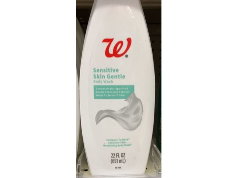 Walgreens Sensitive Skin Gentle Body Wash, 22 fl oz/651 mL