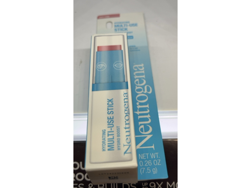 Neutrogena Hydro Boost Hydrating Multi-Use Stick, Soft Pink, 0.26 oz/7.5 g