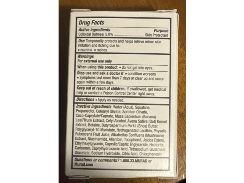 Murad, Eczema Control, Quick Relief Colloidal Oatmeal Treatment, 0.17 fl oz/5 mL