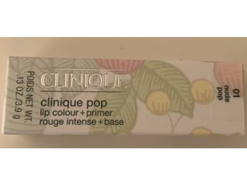 Clinique Clinique Pop Lip Color + Primer, 01 Nude Pop, 0.13 oz/3.9 g