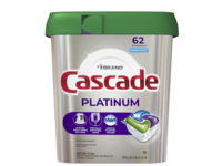 Cascade Platinum Dishwasher Detergent, Fresh Scent, 62 Loads, 34.5 oz/979 g - thumbnail 1