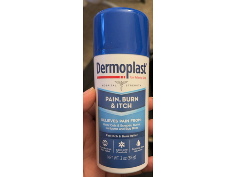 Dermoplast Pain + Burn & Itch Relieving Spray, 3 oz/85 g