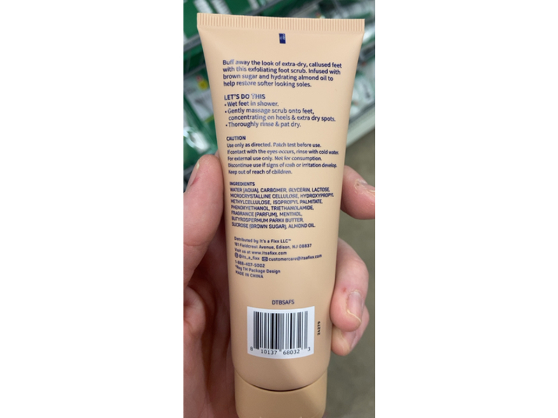 Spa Scentials Smooth Exfoliating Foot Scrub, 4 oz/113 g