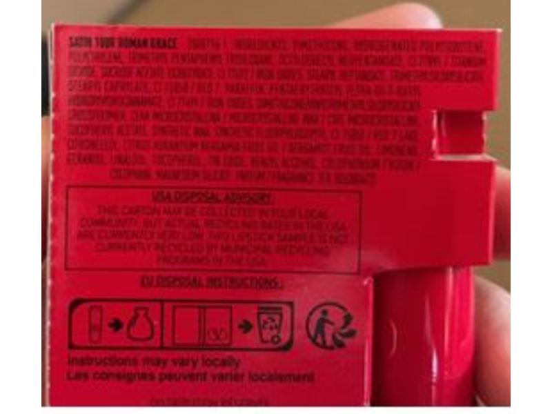 Valentino Rosso Valentino Satin Lip Color, 100R Roman Grace, 1 g