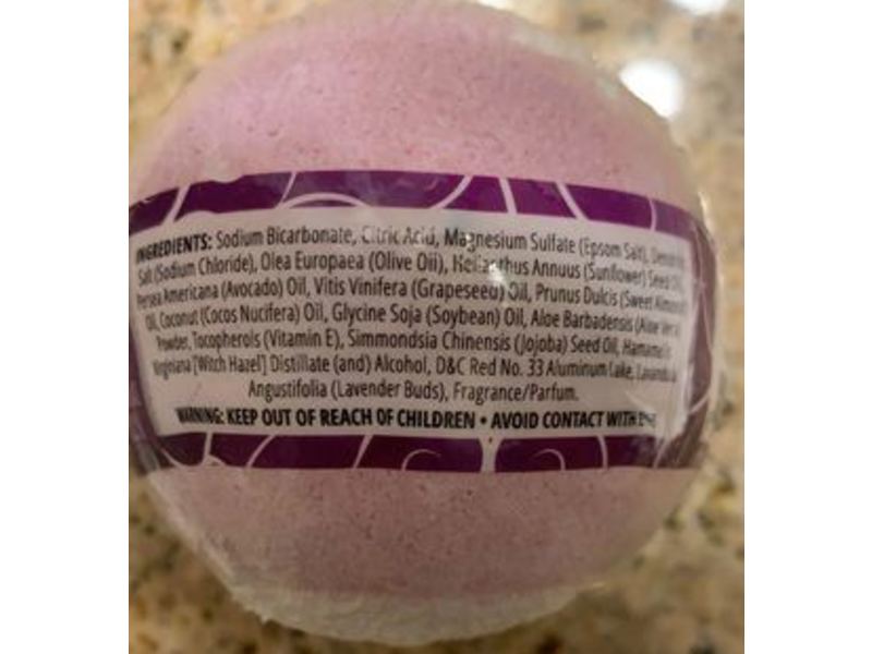 Fizz & Bubble Artisan Bath Fizzy, Black Amber & Lavender, 6.5 oz/184 g