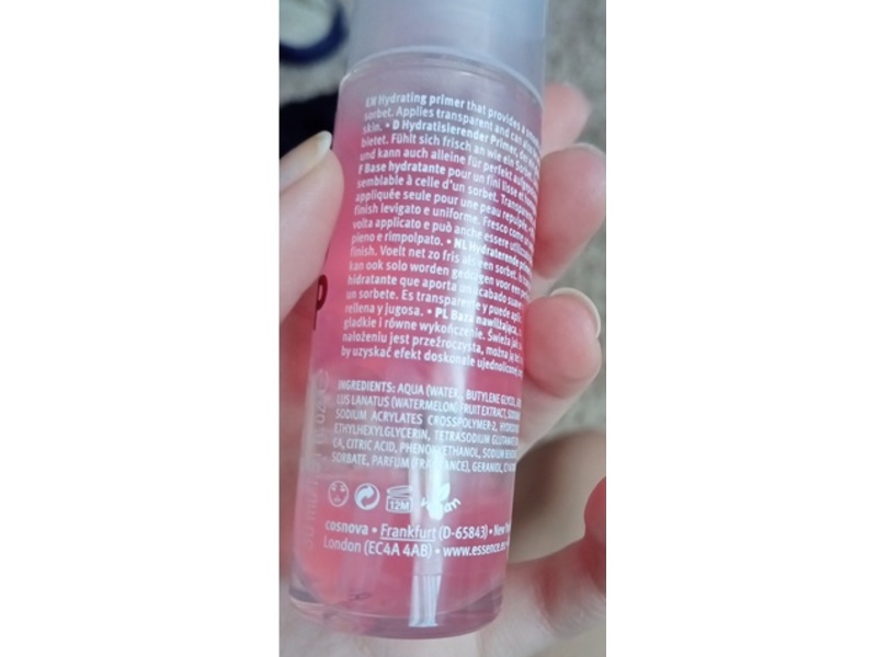 Essence Hydrating & Plumping Smoothing Primer, Bouncy Plump, 1.01 fl oz/30 mL