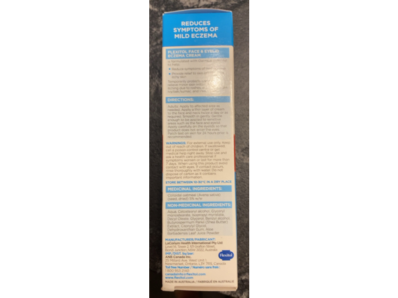Flexitol Face & Eyelid Eczema Cream, 40 g