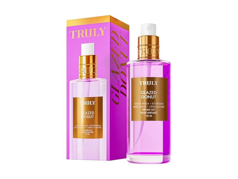 Truly Glazed Donut Perfume Mist, Toasted Vanilla + Whipped Buttercream, 3.4 oz/100 mL