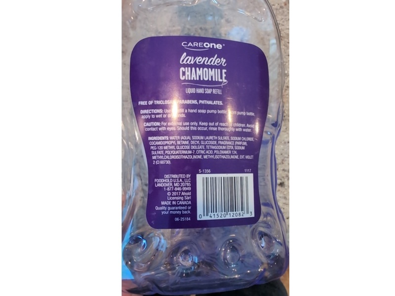 Care One Liquid Hand Soap, Chamomile, 56 fl oz/1.66 L