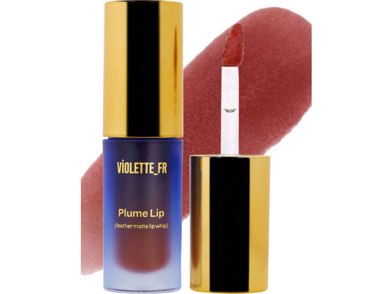 Violette_Fr Plume Lip Moisturizing Feather Matte Lip Whip, Mon Cheri, 0.12 oz/3.3 g