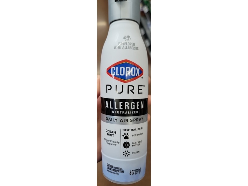 Clorox Pure Daily Air Spray, Ocean Mist, 8 oz/227 g