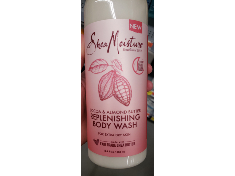 Sheamoisture Replenishing Body Wash, Cocoa & Almond Butter, 19.8 fl oz/586 mL