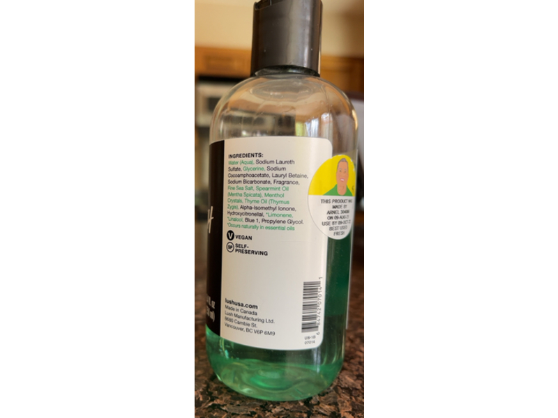 Lush Shower Gel, Dirty Springwash, 8.4 fl oz/250 mL