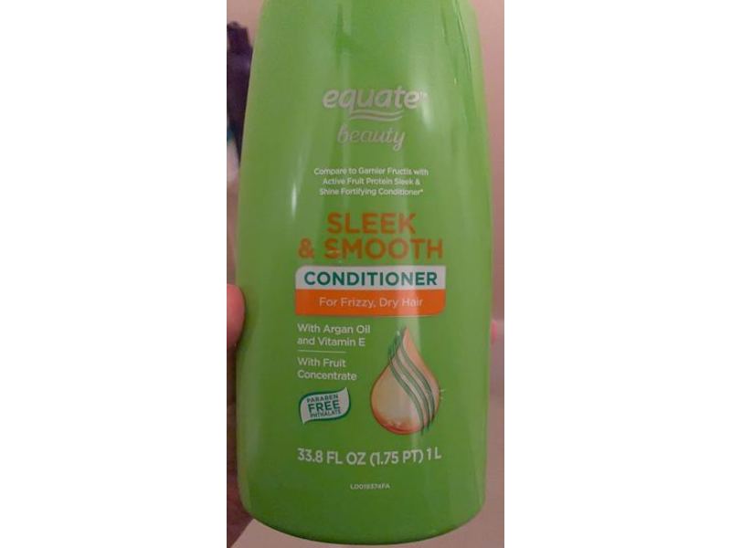 Equate Beauty Sleek & Smooth Conditioner, 33.8 fl oz/1 L