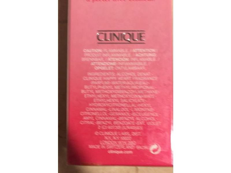 Clinique Happy Heart Parfum Spray 1.7 fl oz/50 mL
