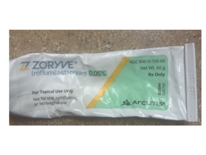 Zoryve (roflumilast) Cream, 0.05%, 60 g, Arcutis (RX)