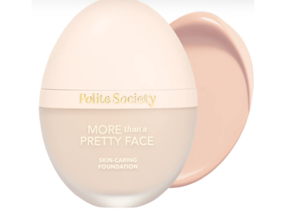 Polite Society More Than Pretty Face Skin-Caring Foundation, Very Fair Cool, 1 fl oz/30 mL