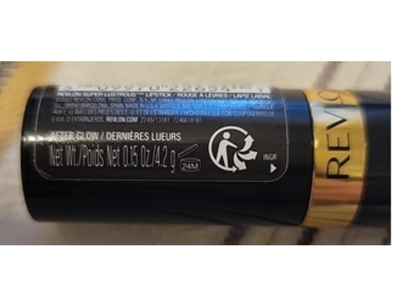 Revlon Super Lustrous Lipstick, 801 After Glow, 0.15 oz/4.2 g