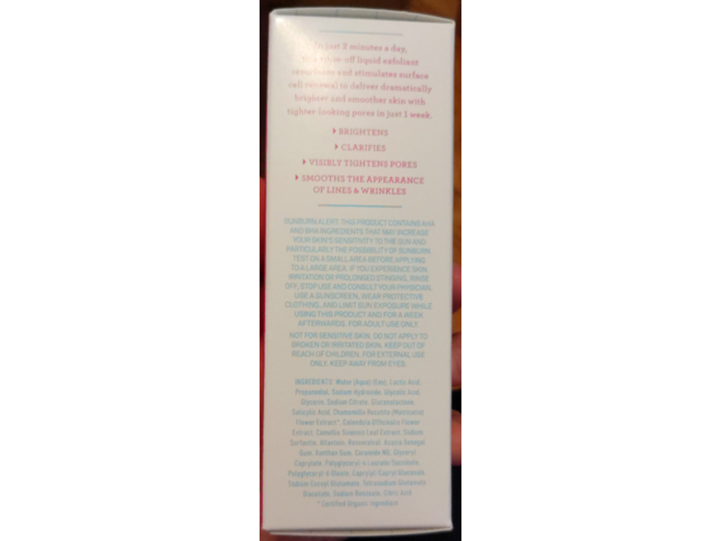 Bliss Pro 11.8% AHA, BHA, PHA Liquid Exfoliant, 4 fl oz/120 mL