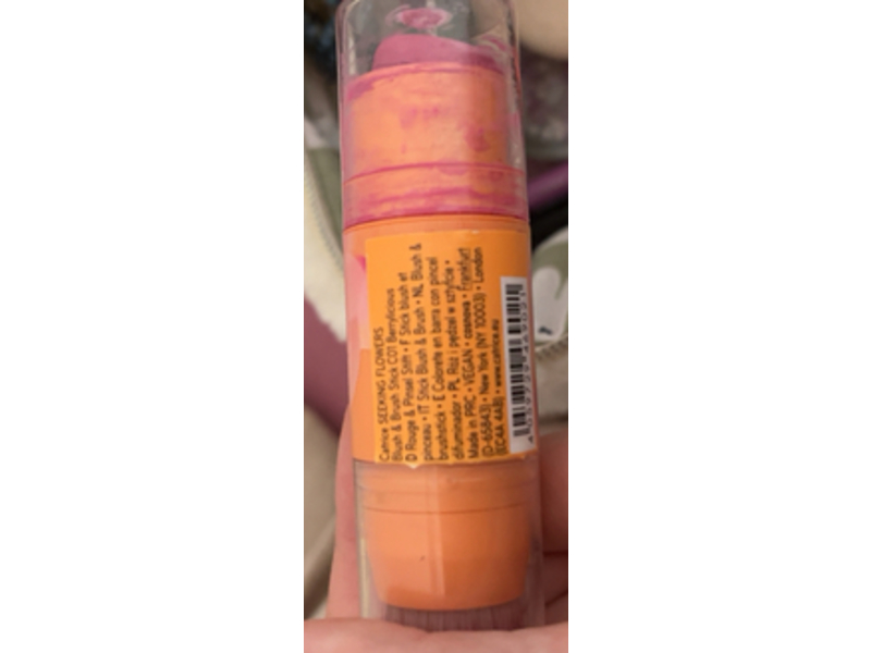 Catrice Seeking Flowers Blush & Brush Stick, C01 Berrylicious, 0.24 oz/7 g