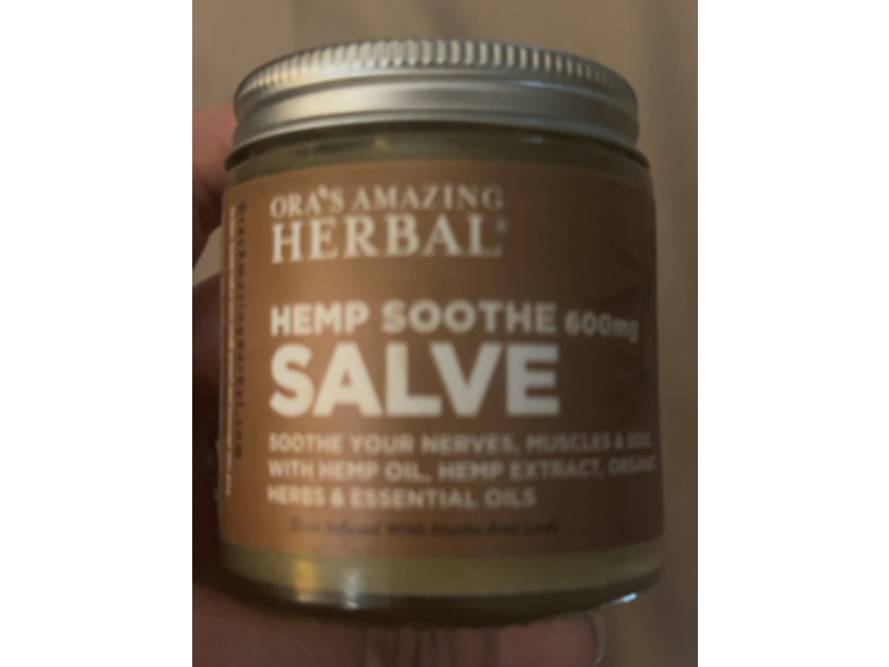 Ora's Amazing Herbal Hemp Soothe Salve, 150 mg