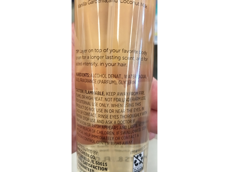 Modern Expressions Body Mist, Warm Vanilla, 8.5 fl oz/250 mL