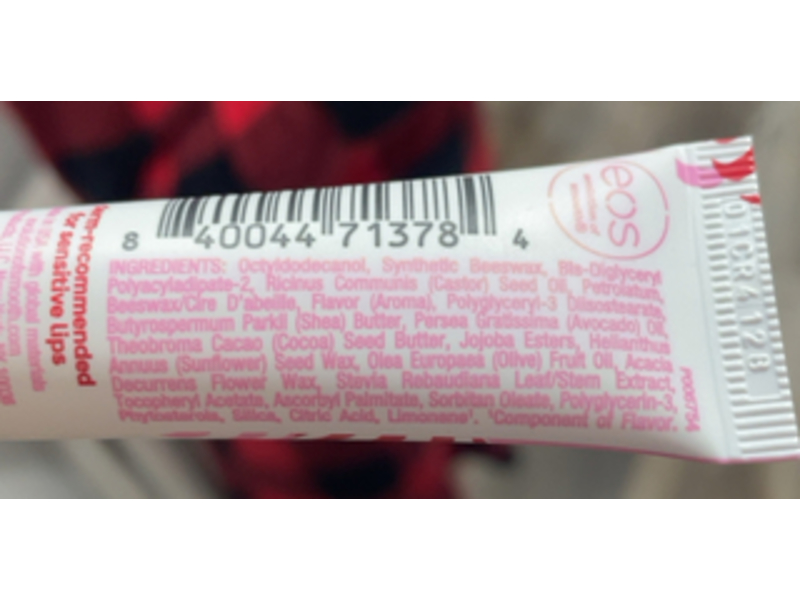 EOS Candy Cane Swirl Moisture Super Balm, 0.35 fl oz/10 mL