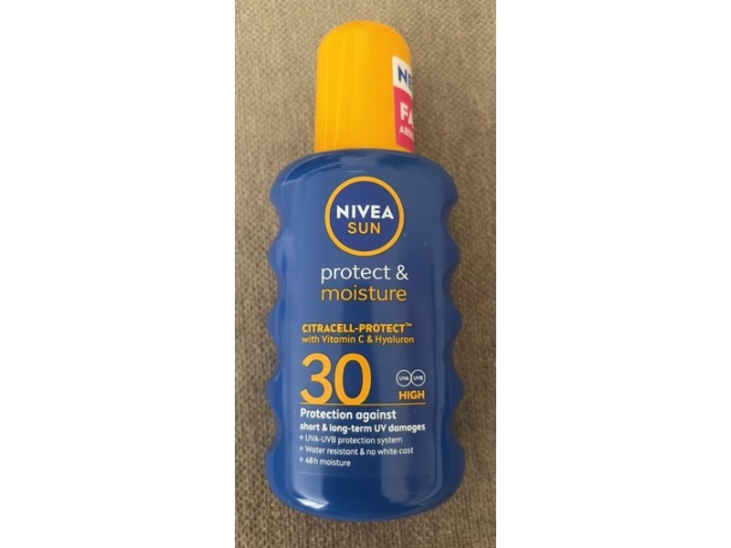 Nivea Sun Protect & Moisture Citracell-Protect, SPF 30, Vitamin C & Hyaluron, 200 mL