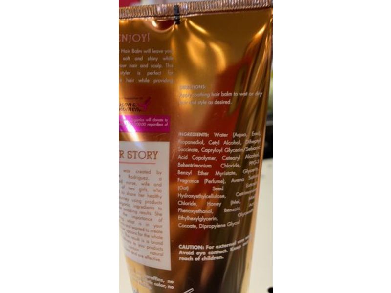 Mielle Oats & Honey Soothing Hair Balm, Sensitive Skin, 6 fl oz/177 mL