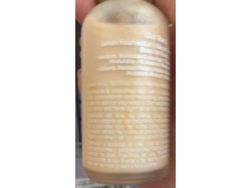 Flower Get Real Serum Foundation, Shell Lo, 1 fl oz/30 mL