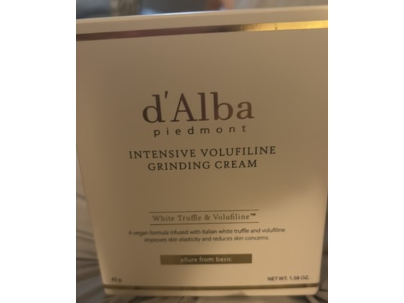 d'Alba Piedmont Intensive Grinding Cream, White Truffle&Volufiline, 1.58 oz/45 g