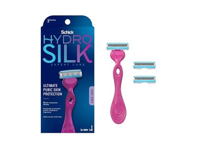 Schick Hydro Silk Ultimate Pubic Skin Protection Razor, 1 Pack