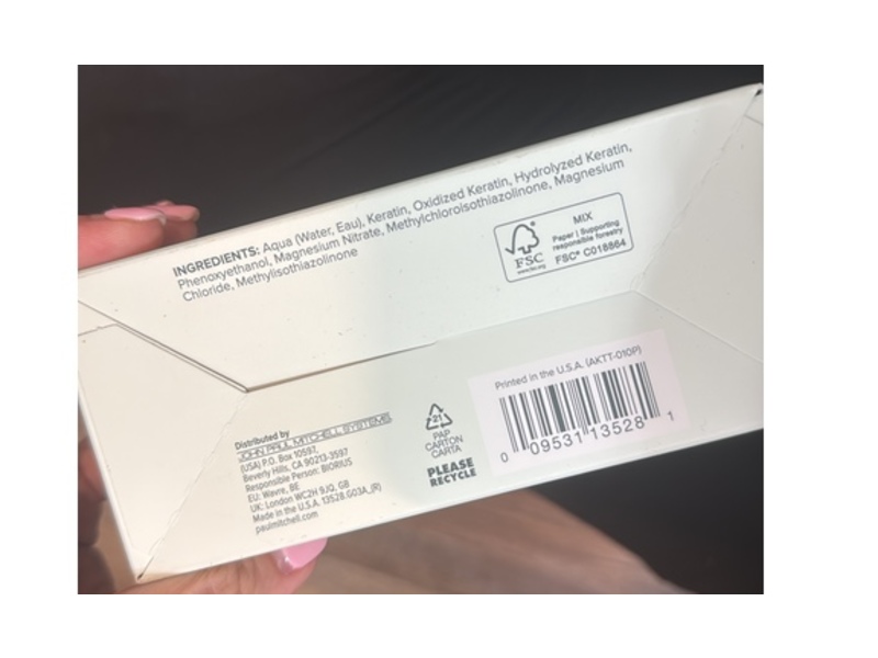 Awapuhi Wild Ginger By Paul Mitchell Keratriplex Treatment, 0.33 fl oz/10 mL, 10 Count