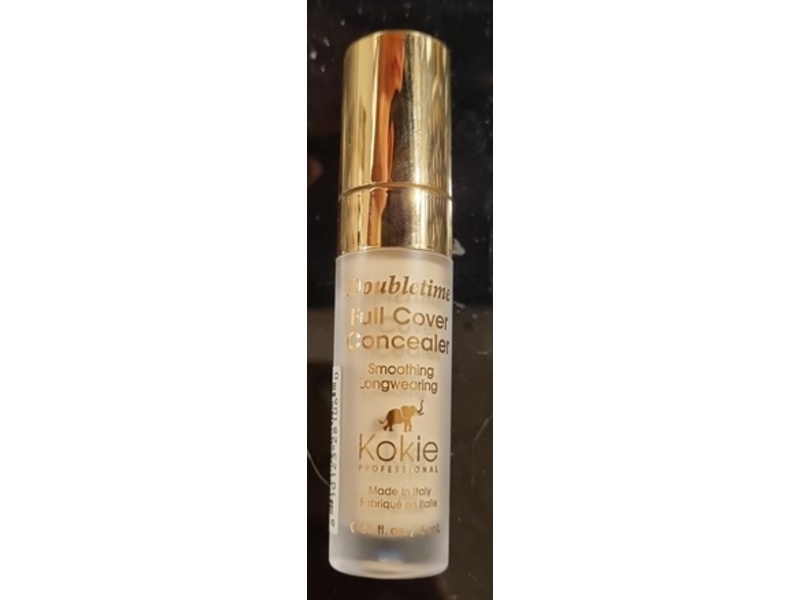 Kokie Doubletime Full Cover Concealer, 106 Light Neutral, 0.21 fl oz/6 mL